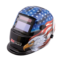 Firepower Auto-Darkening Welding Helmet w/ Stars & Stripes Design