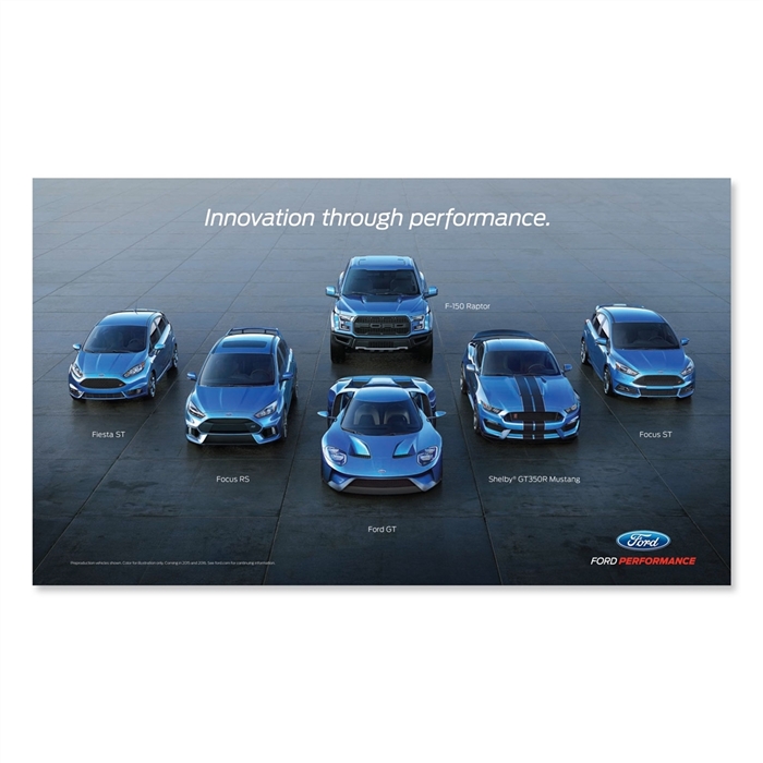 Ford Oval Outle (Bda Inc) 1363520 Ford Performance Wall Poster