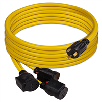 Champion Fulfillment 1101 Power Cord Tt-30P 3 X 5-20R 25' Extns 10 Awg Strap