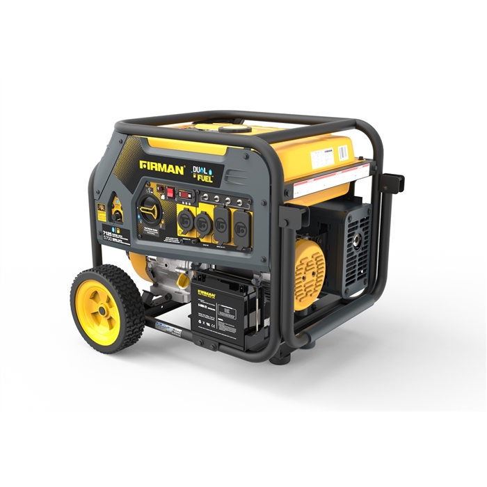 Firman Power Equip. H05751 5700/7100 Watt Dual Fuel Generator w/ Electric Start