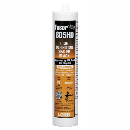 Fusor Sprayable Seam Sealer Black 12/Case