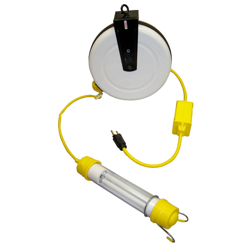 Stubbyâ„¢ 13 Watt Fluorescent Light Reel with 40' Cord