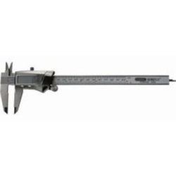 Fraction and Digital Fractional Caliper 8", Stainless Steel, Tri-Mode Digital Display, Auto On/Off