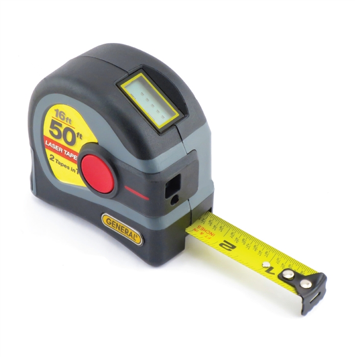 2-in-1 Laser Measure & Tape Measure