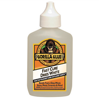 White Gorilla Glue 2 oz. Bottle with 2x Fast Dry (EA)