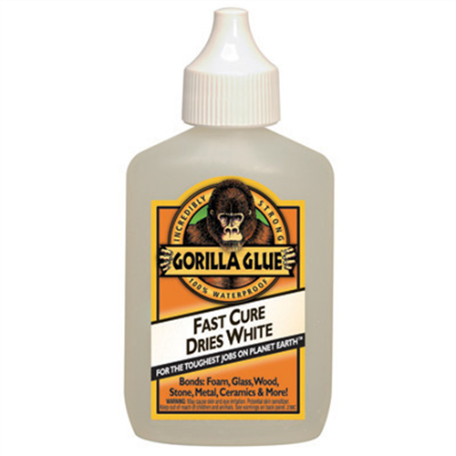 White Gorilla Glue 2 oz. Bottle with 2x Fast Dry (EA)