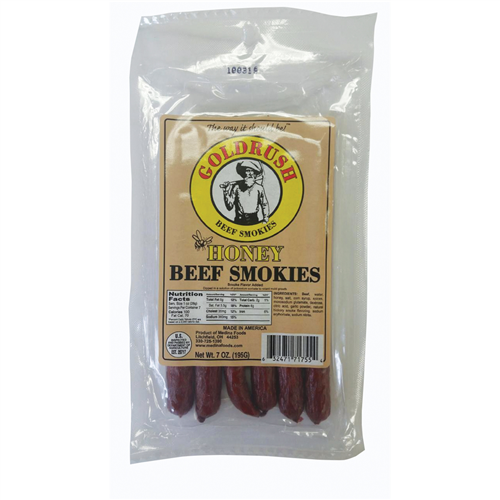 GOLDRUSH Honey 7 oz. Beef Sticks (12-Count Case)
