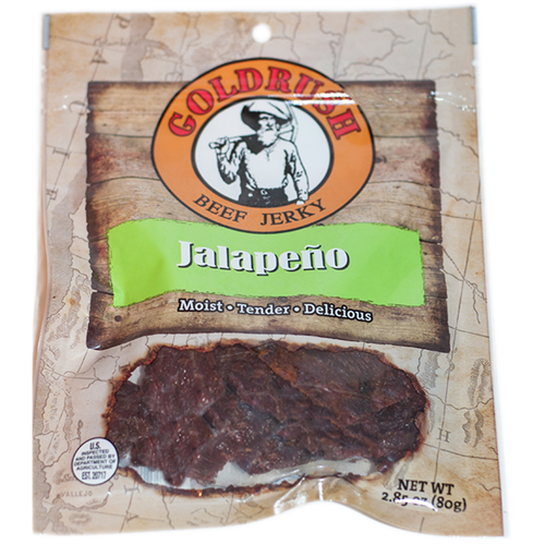 GOLDRUSH Jalapeno 2.85 oz. Goldrush Beef Jerky