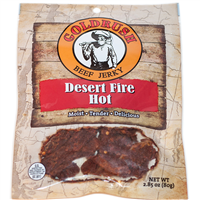 GOLDRUSH Desert Fire Hot 2.85 oz. Goldrush Beef Jerky (12-Count Case)