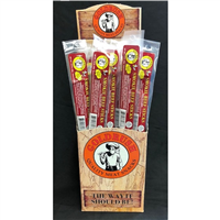 GOLDRUSH 24-Count Honey BBQ Individually Wrapped 1.25 oz. Beef Sticks (Case of 2 - 48 Sticks Total)