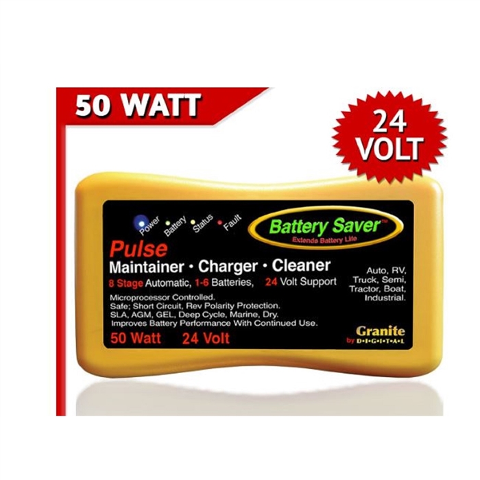 Save A Battery Charger and Maintainer, 24 Volt, with Auto-Pulse, Extends Battery Life