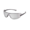 LuminaryÂ® Safety Glasses, Wraparound Silver Mirror Anti-Scratch Lens, Silver Temple, Lightweight