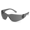 StarLite Safety Glasses, Gray Wraparound Lens and Frame, Deep Temple, Snug Comfortable Fit