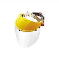 Faceshield with Headgear and Visor, Venom, Clear 15-1/2" x 8" Shield, Tension Adjustment in Headgear