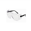 Safety Glasses, Coveralls, Clear Single-Piece Lens with Sideshields, Wear Over Glasses