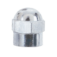 Haltec N-1202 Chrome Hex Valve Cap