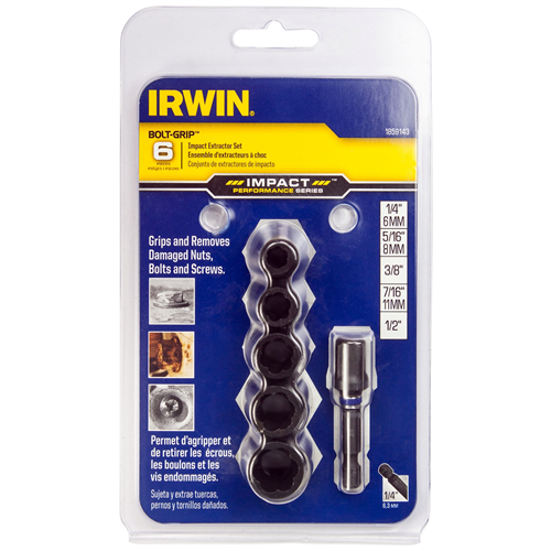 Hanson 1859143 6 Piece Impact Bolt Grip Set