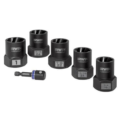 6 Piece Impact Bolt Grip Lug Nut Set