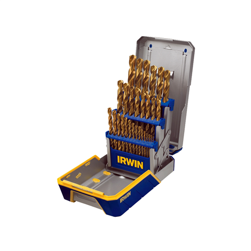 29 Piece Titanium Metal Index Drill Bit Set