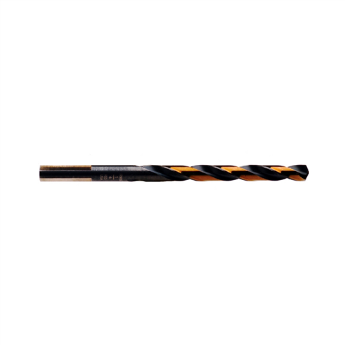 1/4" Black and Gold High Speed Steel Jobber Length Drill Bit, Bulk