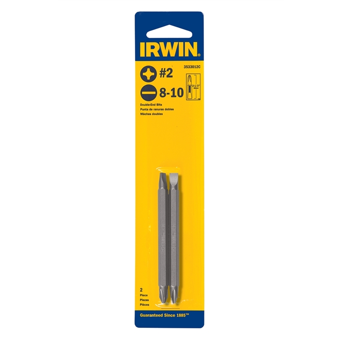 No. 2 Phillips / 8-10 Slotted Double Ended Bit