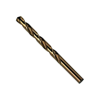 Cobalt High Speed Steel Fractional Straight Shank Jobber Length Drill Bit - 21/64"