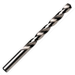 Drill Bit, High Speed Steel, Wire Gauge, Jobber Length, Number 9, Bulk