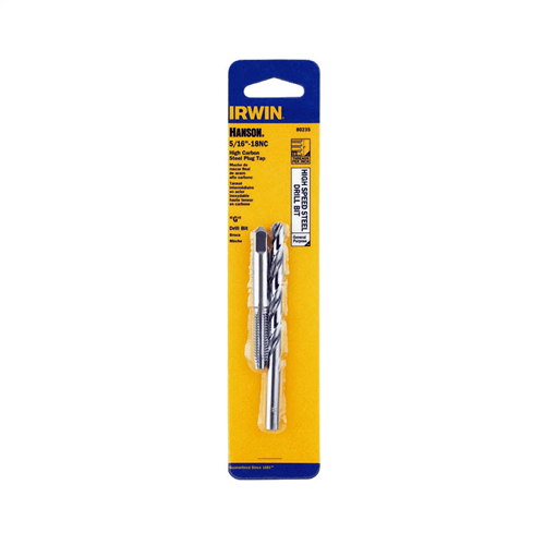 Hanson 80235 5/16-18 Tap + Letter G Drill