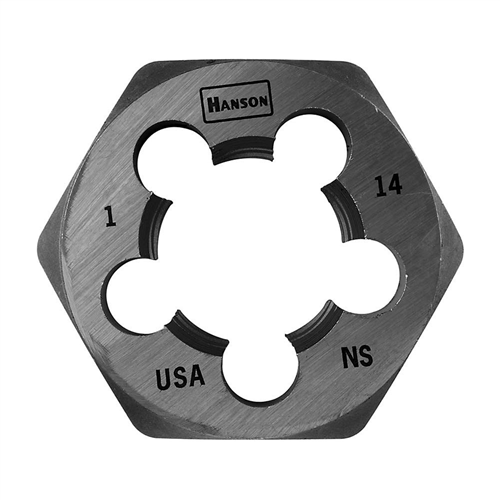 High Carbon Steel Hexagon 1-13/16" Across Flat Die 1"-14 NS