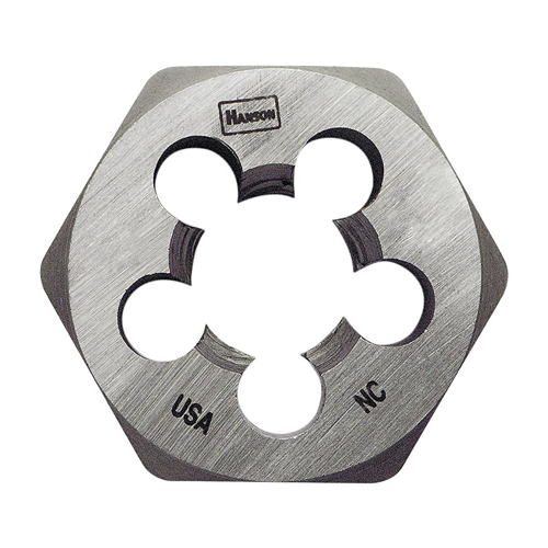 High Carbon Steel Hexagon 1" Across Flat Die 6-32 NC