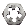 Hanson 9324 High Carbon Steel Hexagon 1" Across Flat Die 8-32 NC