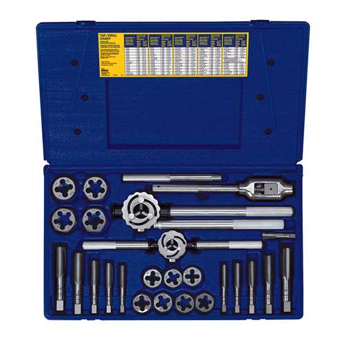 25 Piece Metric Tap and Hex Die Set