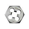 Hanson 9734 High Carbon Steel Hexagon 1" Across Flat Die 8mm-1.25