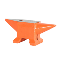 Forged steel 22 pound anvil