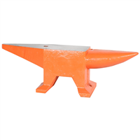 Forged steel 220 pound anvil