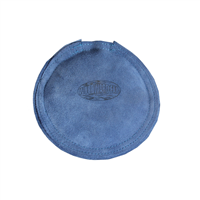 6" Diameter Embossed Leather Shot Bag
