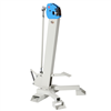 Foot operated shrinker / stretcher machine