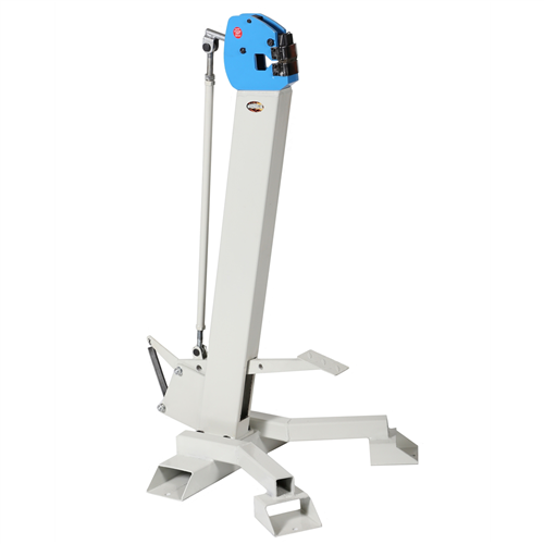 Foot operated shrinker / stretcher machine