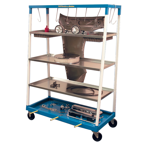 Herkules Equipment Pm1 Mobile Parts Shelf Cart