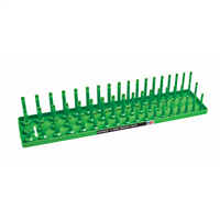 1/2" Metric 3-Row Socket Tray - Green