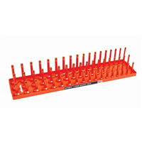 Hansen Global 12063</Br>1/2" Metric 3-Row Socket Tray - Orange
