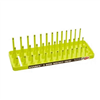 1/4" Metric 3-Row Socket Tray - Hi-Viz Yellow