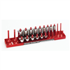 Hansen Global 3/8 in. Drive SAE Fractional Socket Holder (Sockets Not Included)