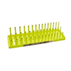 3/8" Metric 3-Row Socket Tray - Hi-Viz Yellow