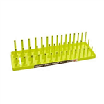 3/8" Metric 3-Row Socket Tray - Hi-Viz Yellow