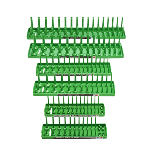 Hansen Global 92001 Hansen Global Socket Tray Six Pack, Green