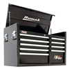 Homak Mfg. 41 in. H2Pro 8 Drawer Top Chest - Black