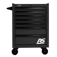 Homack MFG BK04027770 Homak Mfg. 27 in. RS PRO 7 Drawer Roller Cabinet - Black