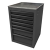 Homak Mfg. RS PRO 22 in. 7-Drawer Side Cabinet, Black