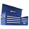 Homak Mfg. 56 in. H2Pro Series 7 Drawer Top Chest, Blue